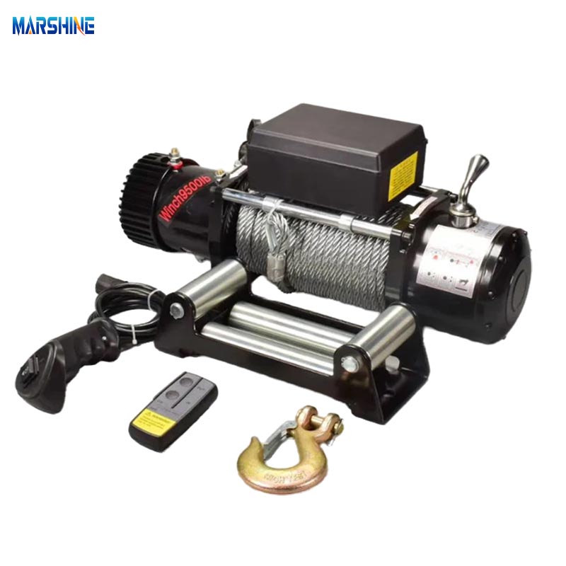 9500lbs elektrisch aangedreven 12V/24V kabel trekken lier