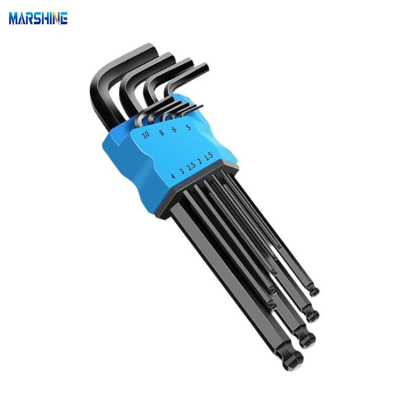 Kogelkop/platte kopje hex socket sleutel set