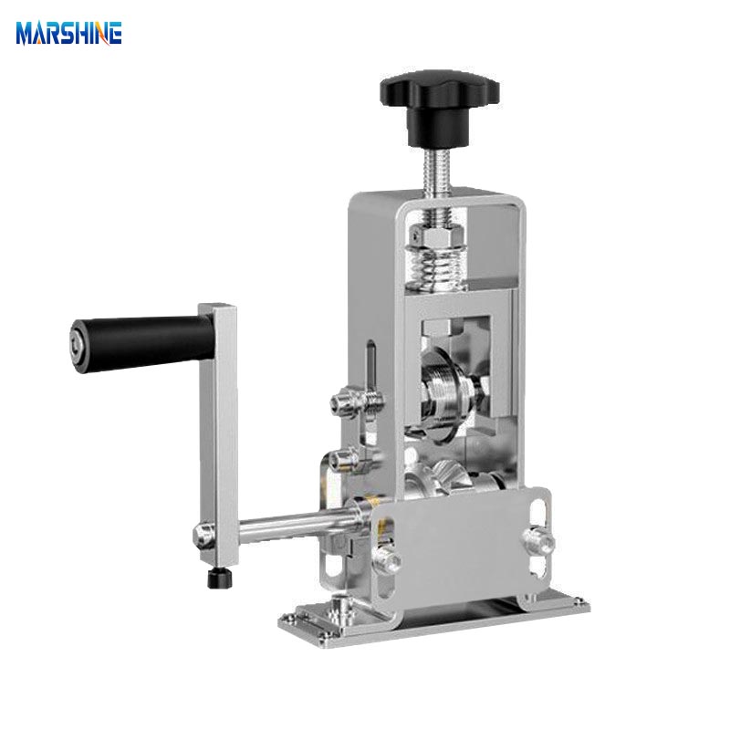 Handbediende stalen frame draagbare draadstrippermachine