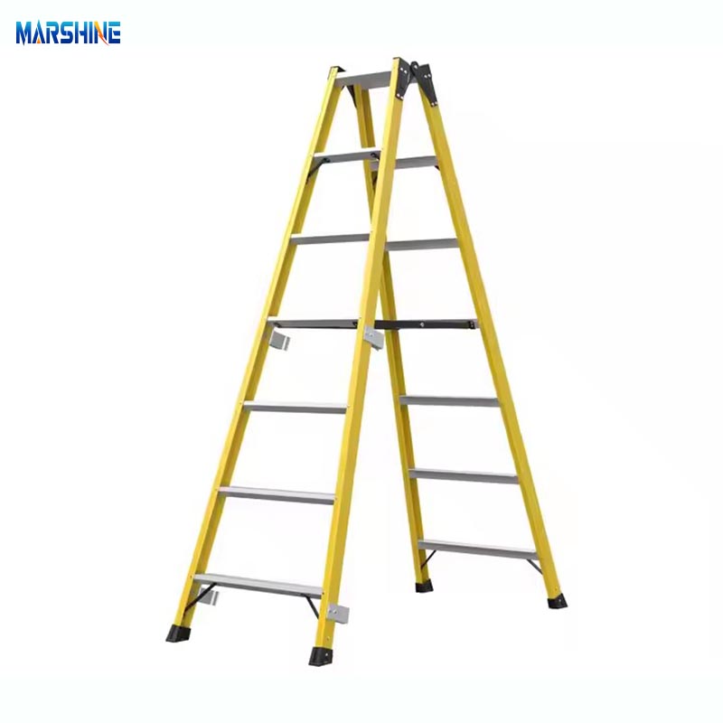 Geïsoleerd een vorm glasvezelladder