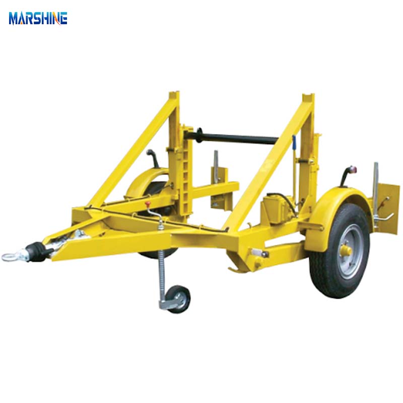 MAR-CD-70 Enkelassige hydraulische kabeltrommelaanhangwagen