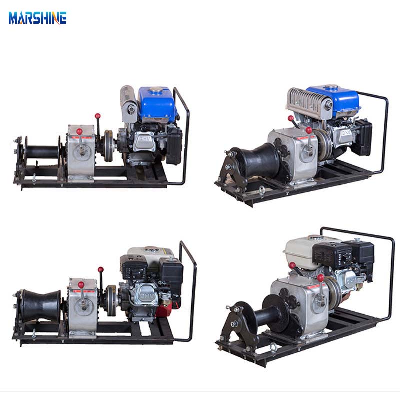 Draagbare dieselmotor kabel liermachine