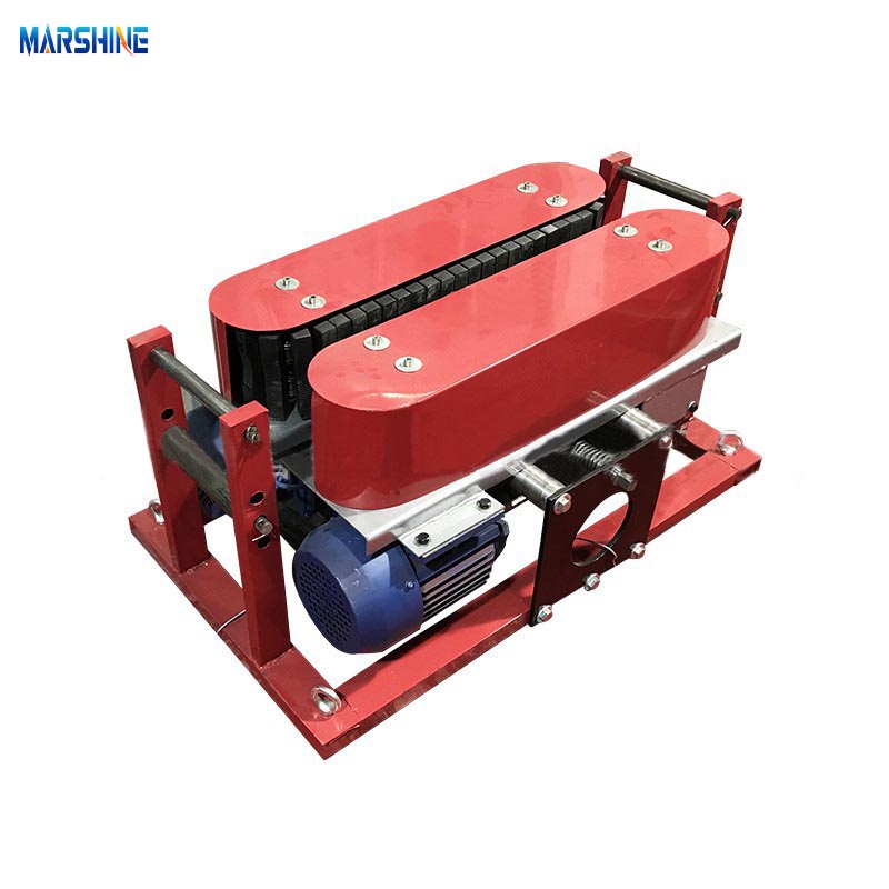 Rubberen crawler elektrisch aangedreven kabeltransporteur
