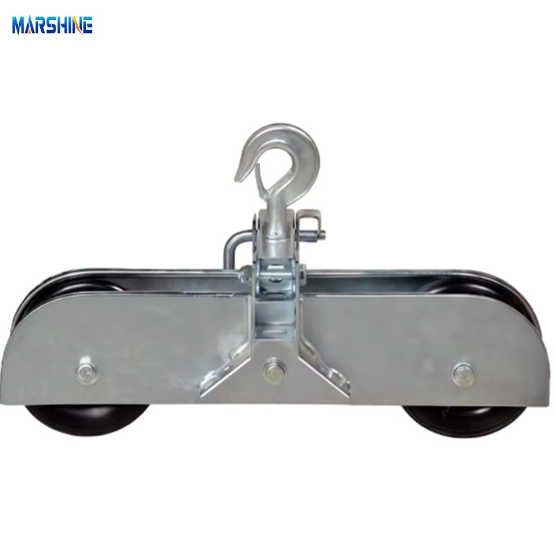 Serieel type stalen frame kabelmontagerollen